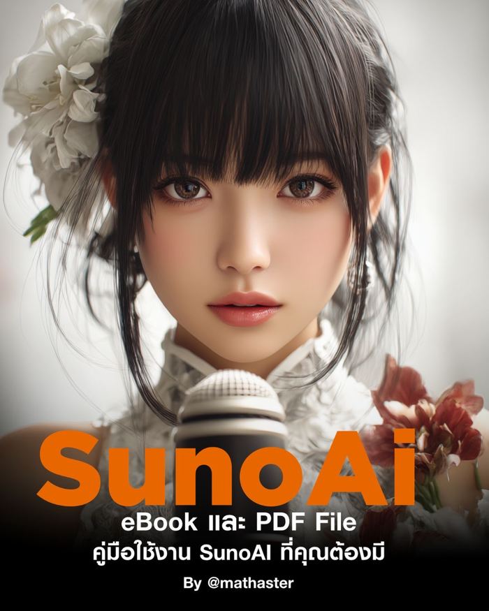 ปกหนังสือ Suno AI: คู่มือใช้งานที่คุณต้องมี